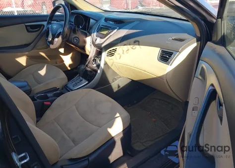 2012 Hyundai Elantra Gls (Ulsan Plant) from USA, damaged, VIN KMHDH4AEXCU373194